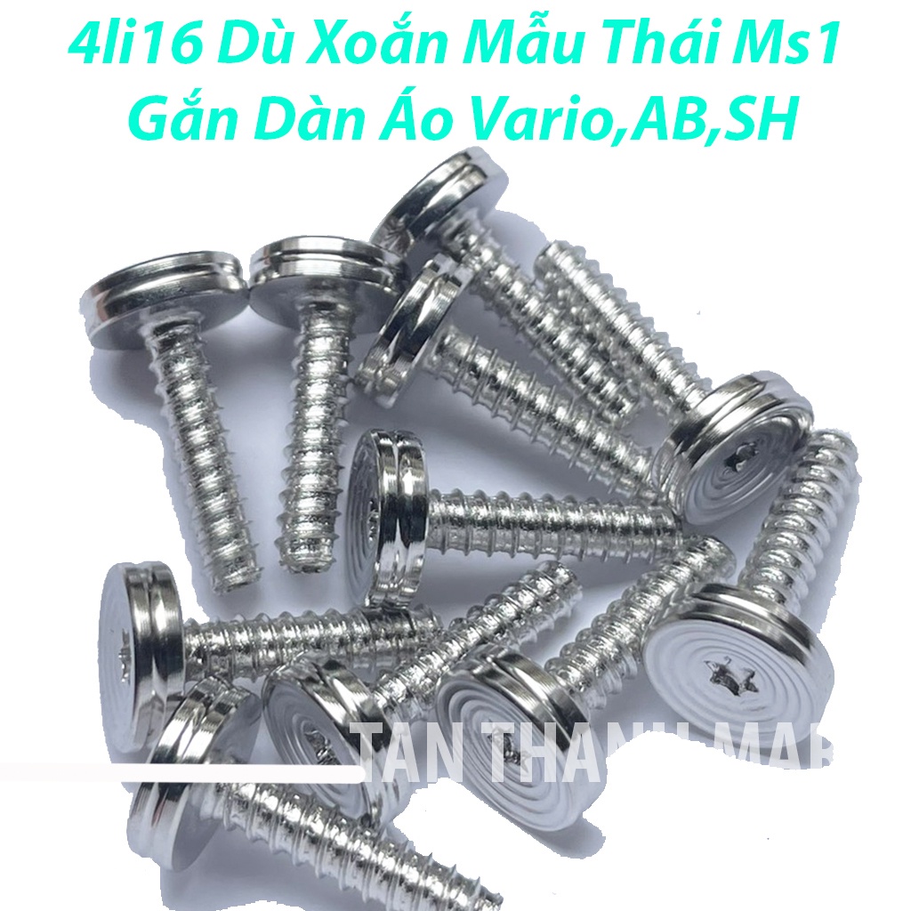 Ốc Salaya 4li16 Xoắn Gắng Dàn Áo Xe Tay Ga Honda-PTTT