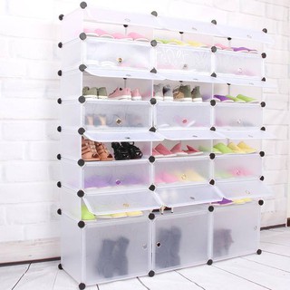 Tủ giày nhựa lắp ghép 24 ngăn