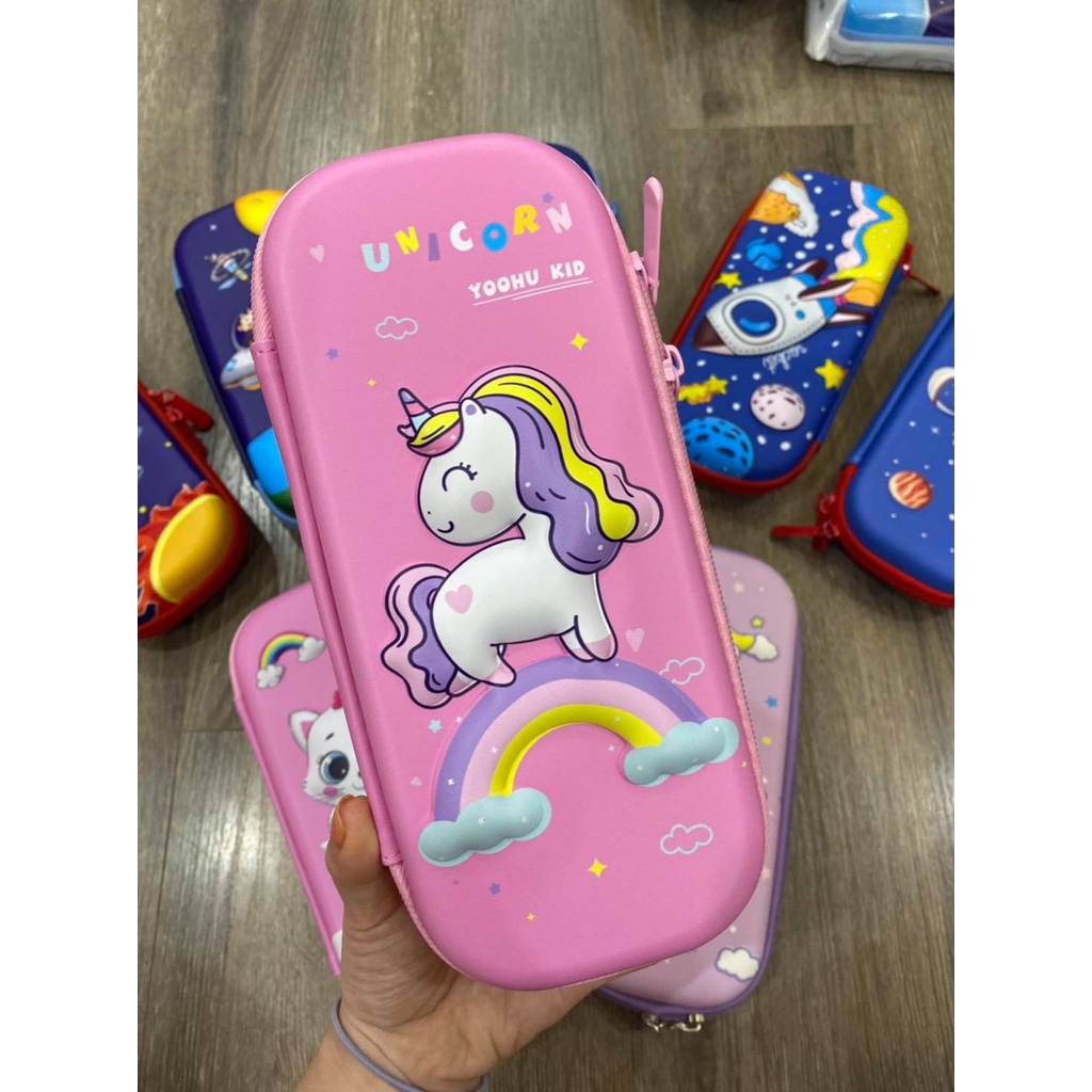 Hộp bút hình nổi 3d cho bé siêu đẹp siêu đáng yêu