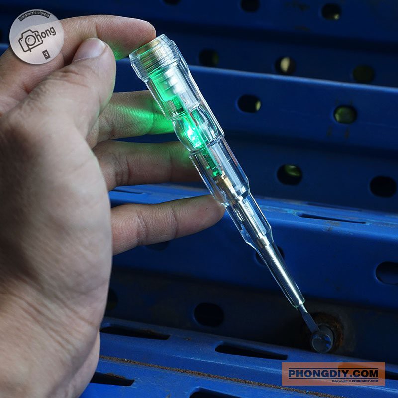 Bút thử điện AC có đèn led + chức năng đo thông mạch