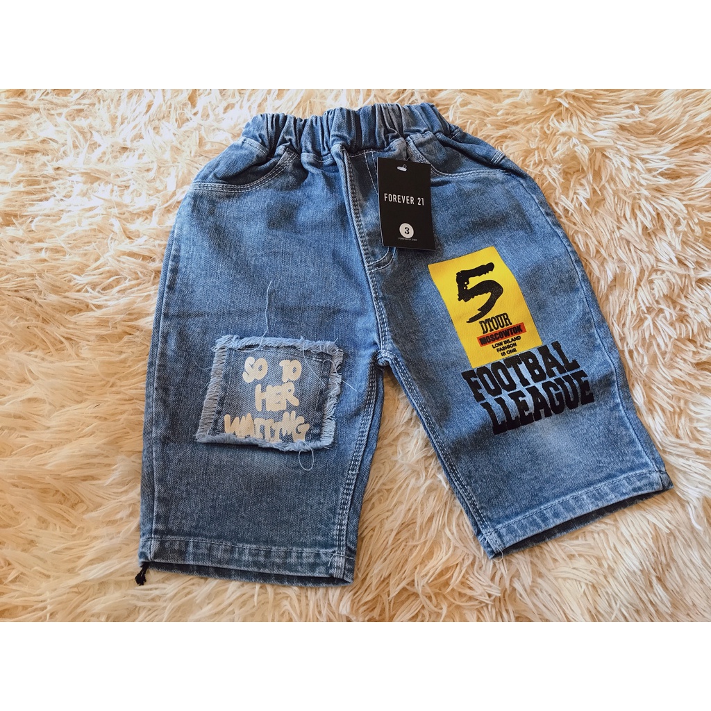 Quần Short Jean Cho Bé 0-10 Tuổi (8-35kg)