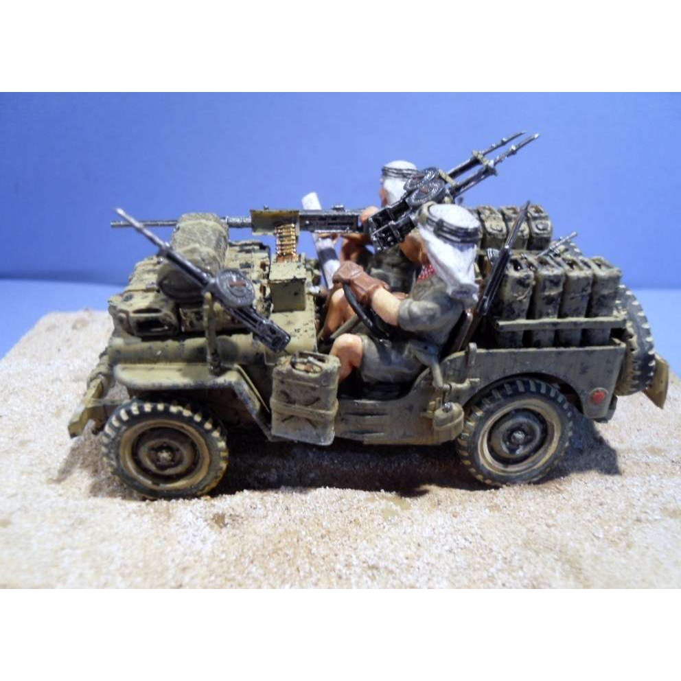 Mô hình lắp ráp quân sự Anh 1/35 SCALE British Special Air Service JEEP S.A.S 35033  - GDC