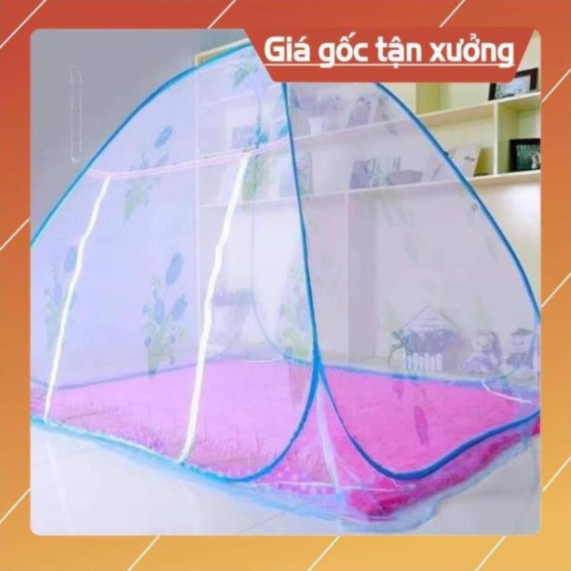 Mùng Tự Bung Đỉnh Nhọn Xếp Gọn Tiện Lợi 1.8m x 2m hàng Việt Nam chất lượng cao