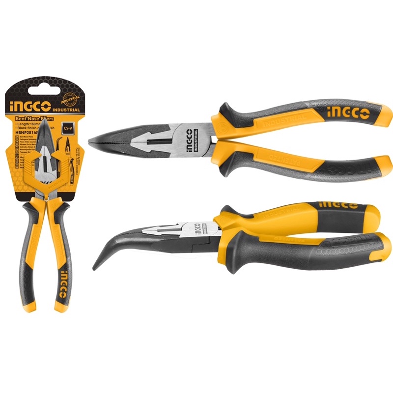 ĐỒ NGHỀ INGCO Kềm mũi cong 6"/160mm HBNP08168