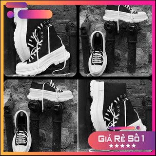 [ Mcqueen độn đế + cổ cao ] full box + full bill - giày sneaker nam nữ hót trend 2020