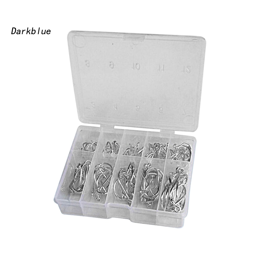 Bộ 100 Móc Câu Cá Chất Lượng Cao