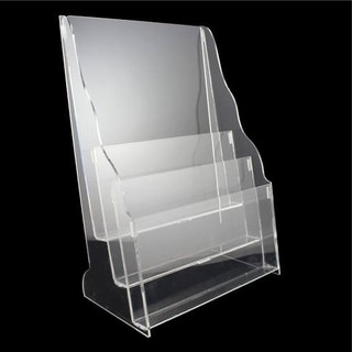 Kệ mica tờ rơi A4 ba tầng - Ưu đãi giá khi mua trực tiếp