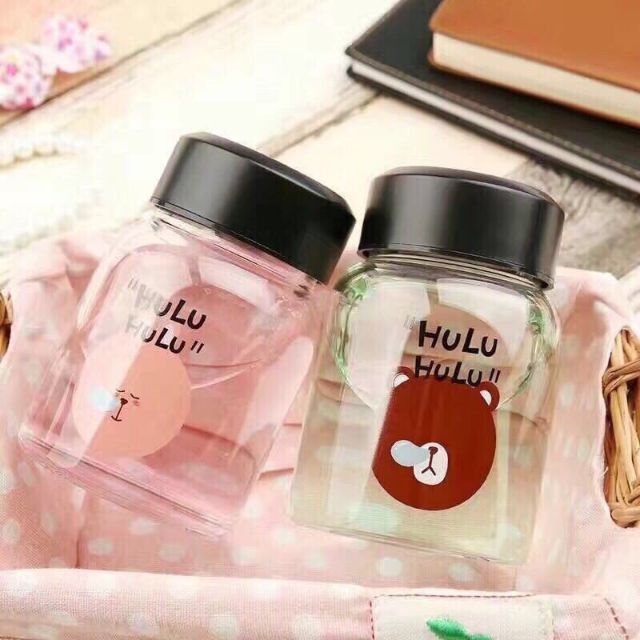 Bình nước giữ nhiệt 300ml quà tặng dễ thương Gấu Brown/ Thỏ Cony/ Kumamon