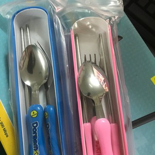 [RẺ VÔ ĐỊCH]Bộ Thìa, Dĩa, Đũa Tập Ăn Cho Bé