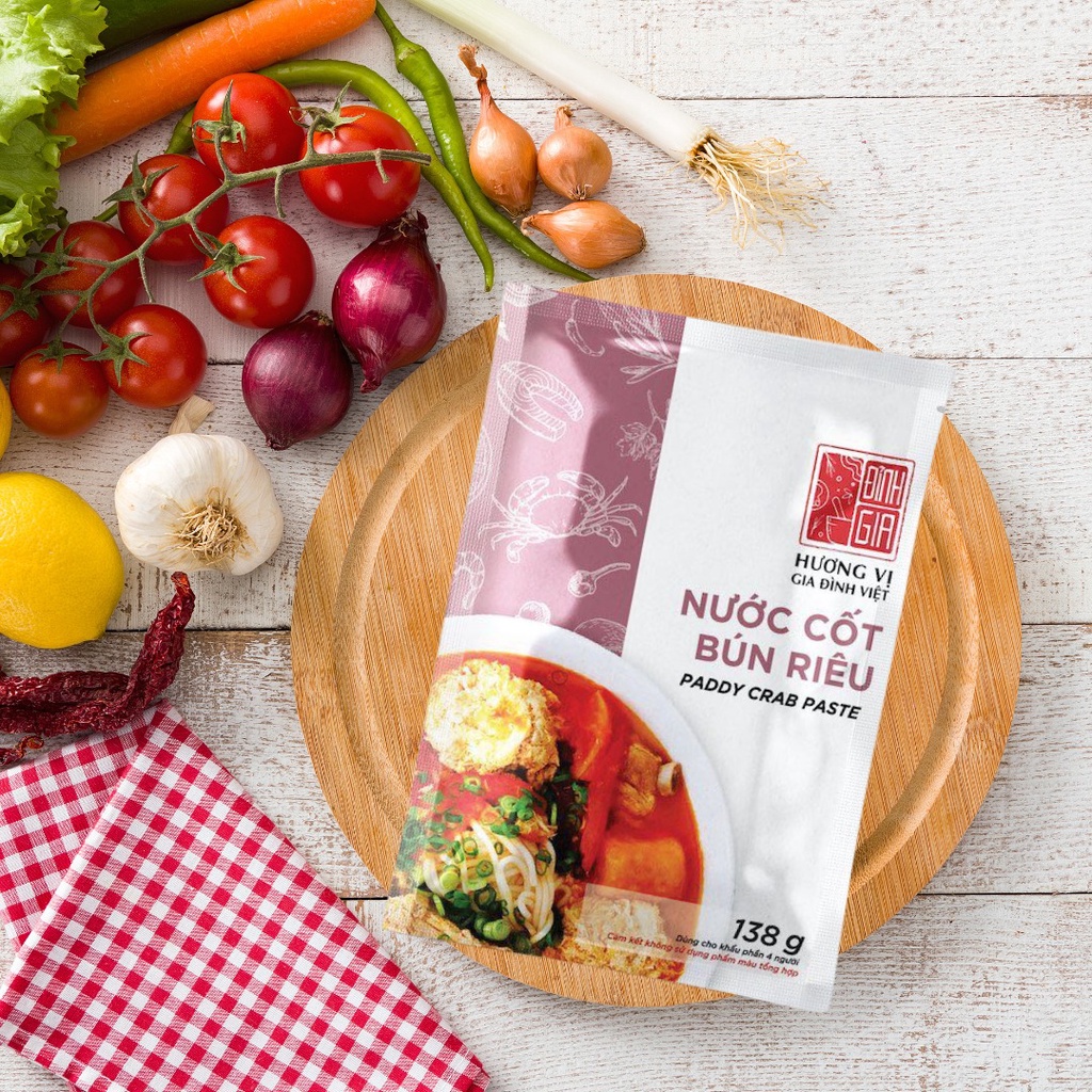 Nước cốt Bún Riêu Cua Đỉnh Gia date 05/2025