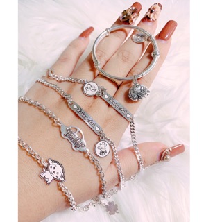 Vòng bạc trẻ em khắc tên