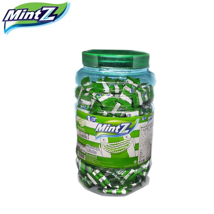 Kẹo Mềm MintZ Duomint , Peppermint - Thương Hiệu OT Hủ 460gr ( 200 viên )