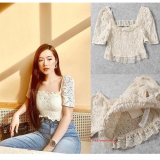 Áo Ren croptop Xuất dư Zara