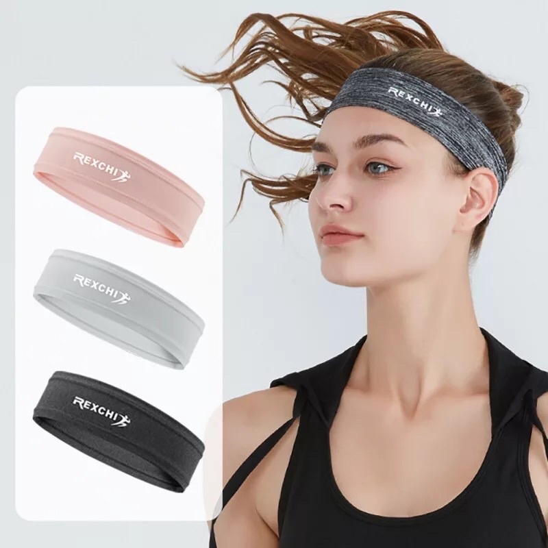 Băng Đô Thể Thao Headband Rexchi R-138 Thấm Hút Mồ Hôi Trán