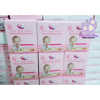 Combo sỉ 15 hộp 50 túi trữ sữa gb baby hàn quốc 250ml