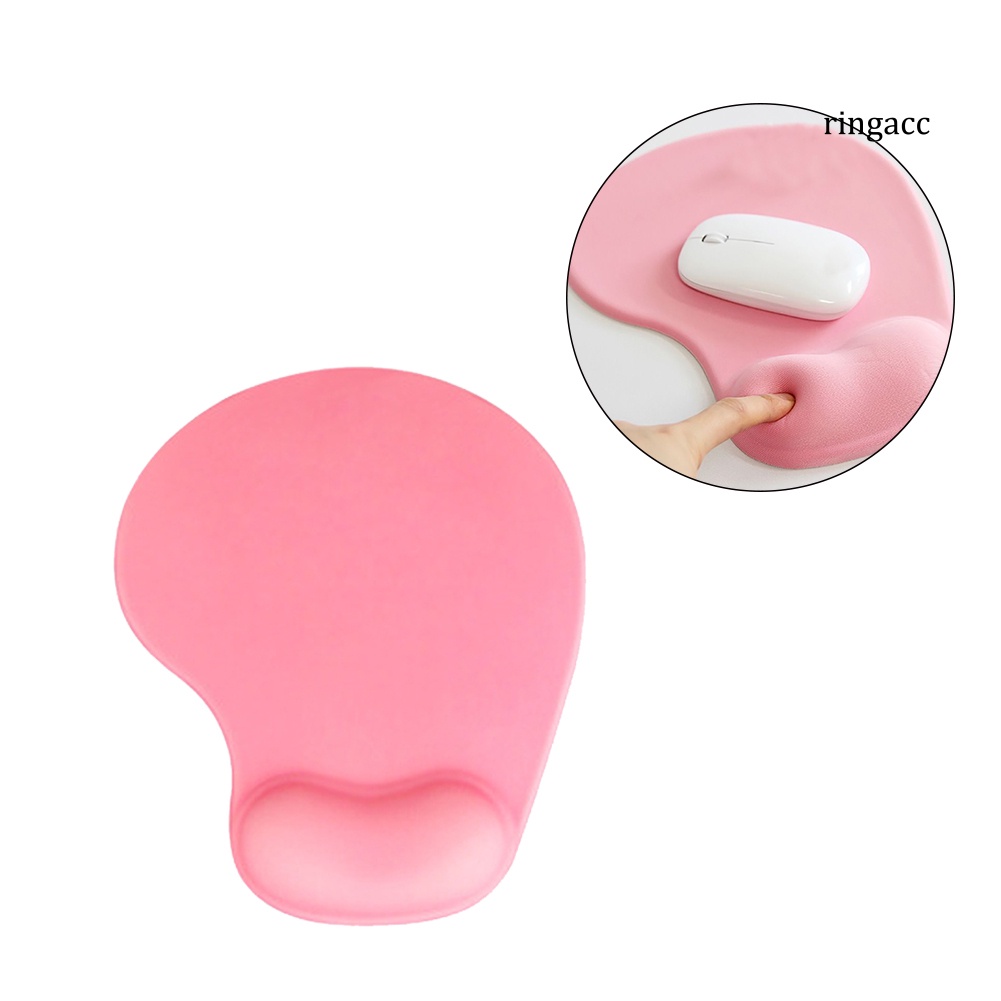 Miếng Lót Chuột Máy Tính Bằng Silicon Mềm Màu Trơn Chống Trượt