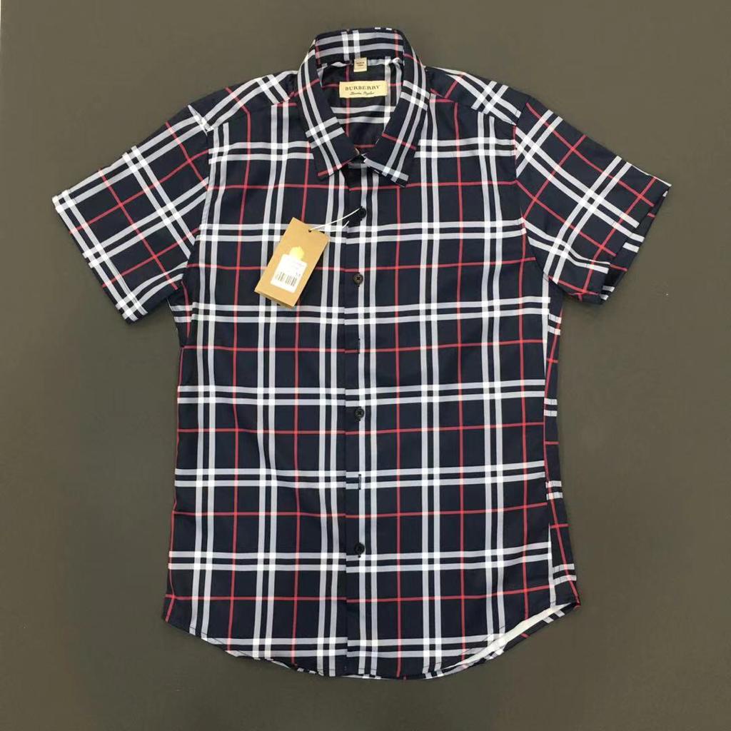 Áo Sơ Mi Nam BURBERRY Nhập Khẩu Cao Cấp Ngắn