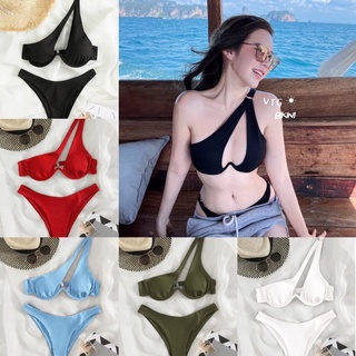 Bikini một mảnh lệch vai gợi cảm