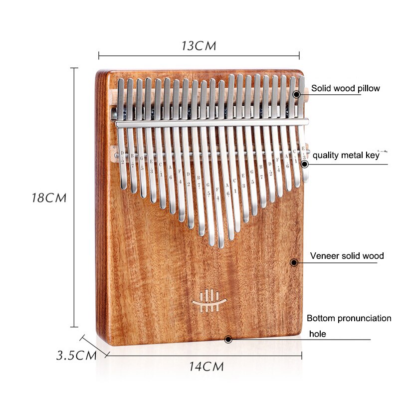 Đàn Kalimba 21 Phím Và 17 Phím Bằng Gỗ Chuyên Nghiệp