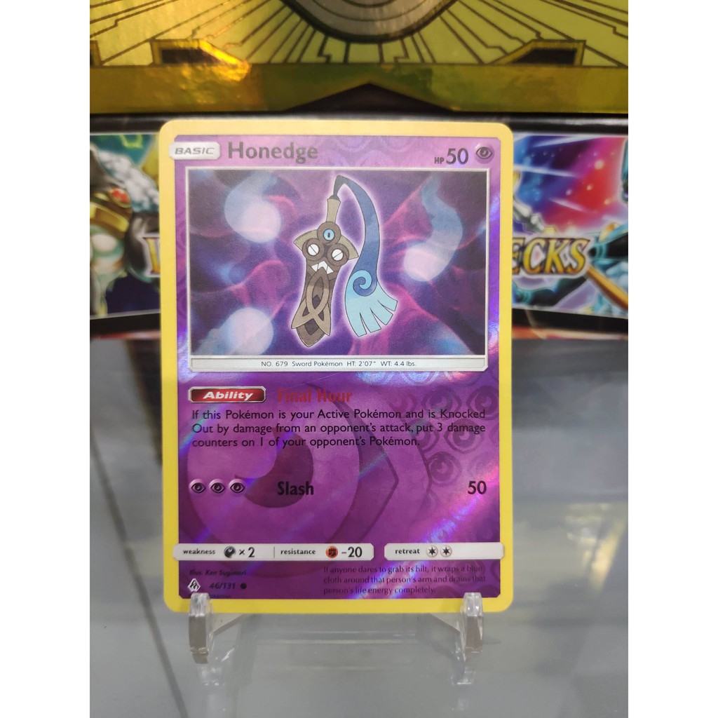 [ Dưa Hấu Yugioh ] Lá bài thẻ bài Pokemon Honedge
