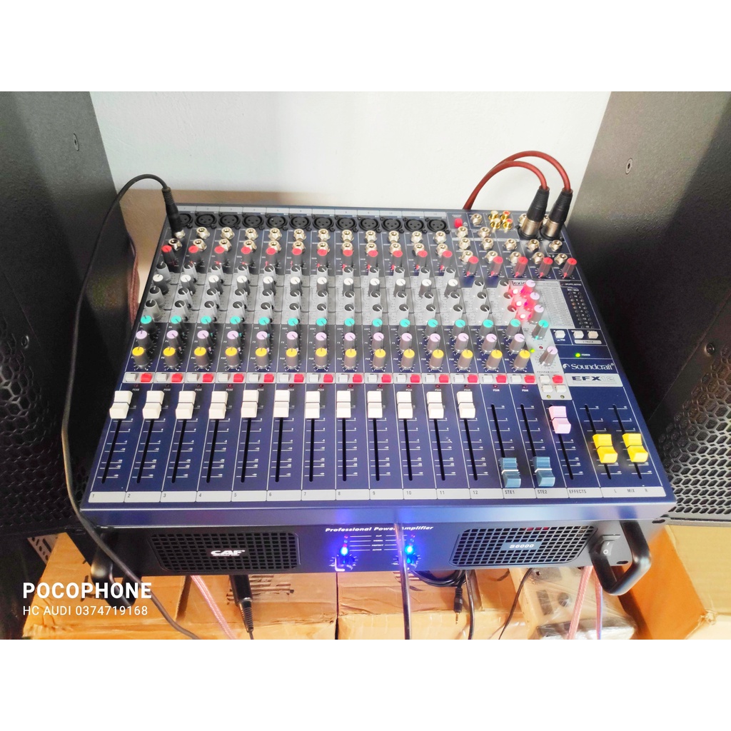 Bàn Mixer Soundcraft EFX12 loại 1