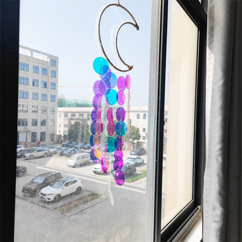 Phụ Kiện Treo Tường Trang Trí Hình Mặt Trăng Đính Kim Sa Lấp Lánh