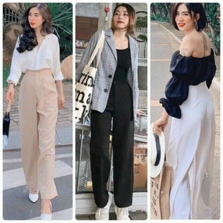 Quần Sớ Đũi  ống rộng