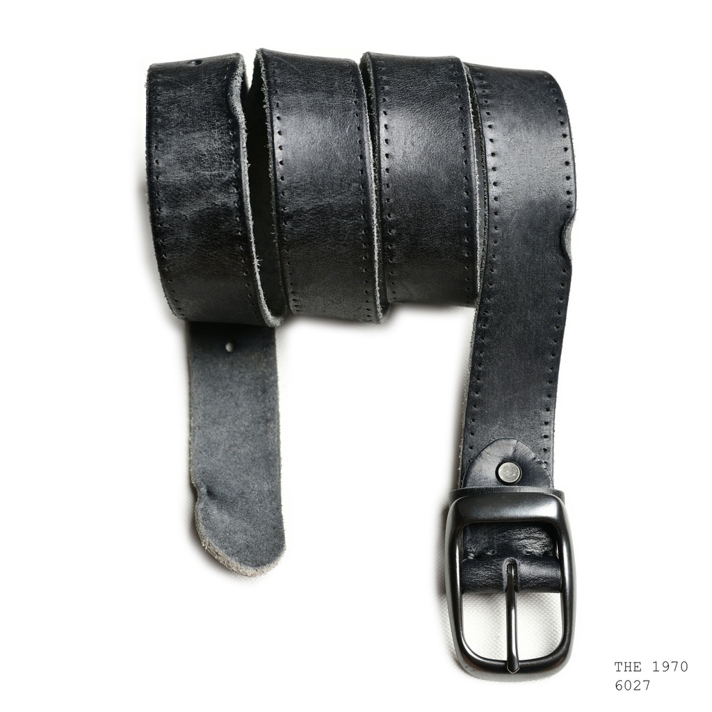 Thắt lưng da bò đen 6027 TL192