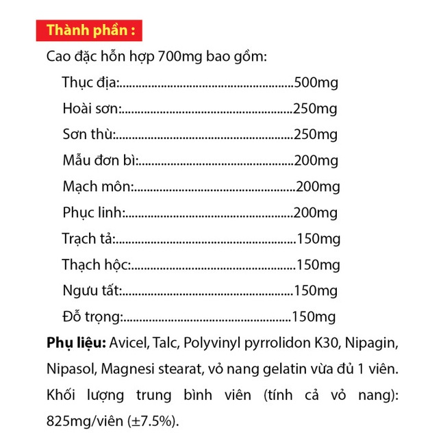 Bổ Thận Âm Roxtech giảm triệu chứng do thận âm suy kém ở nam và nữ - 30 viên [Bổ Thận Âm Roxtech]