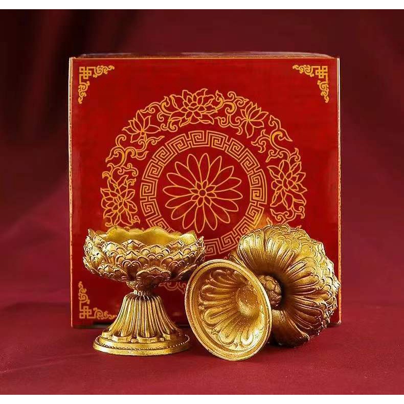 Đế nến hoa sen đồng ĐL - KV (giá 1 chiếc)