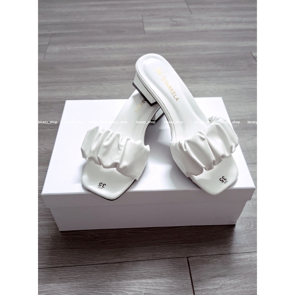 DÉP NỬ QUAI NHÚNG GÓT CAO 3 PHÂN XINH XẮN