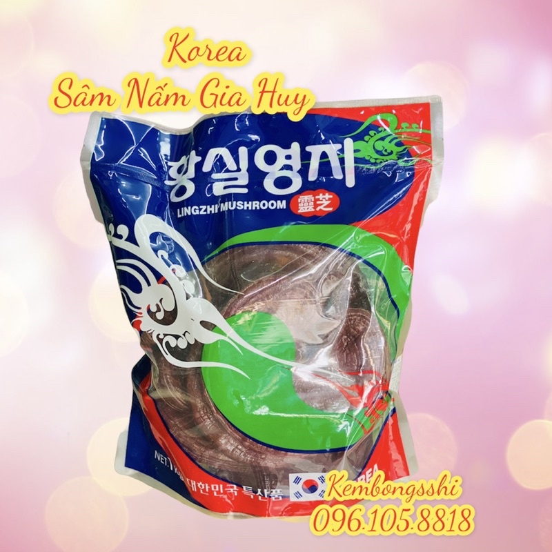 [HÀNG MỚI] Nấm Linh Chi Đỏ túi Xanh Hàn Quốc, Túi 1kg