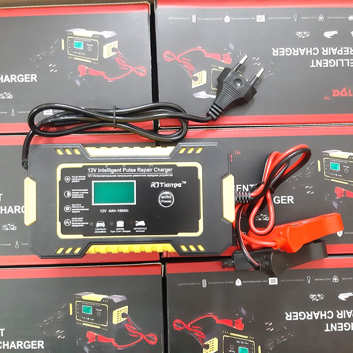 Máy sạc bình ắc quy 12V Thông Minh Tự Động 100Ah TIANYE 12V 6A