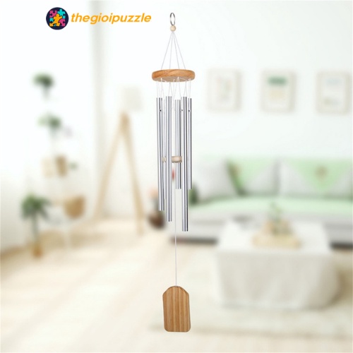 Chuông gió ống đồng Thegioipuzzle trang trí nhà cửa