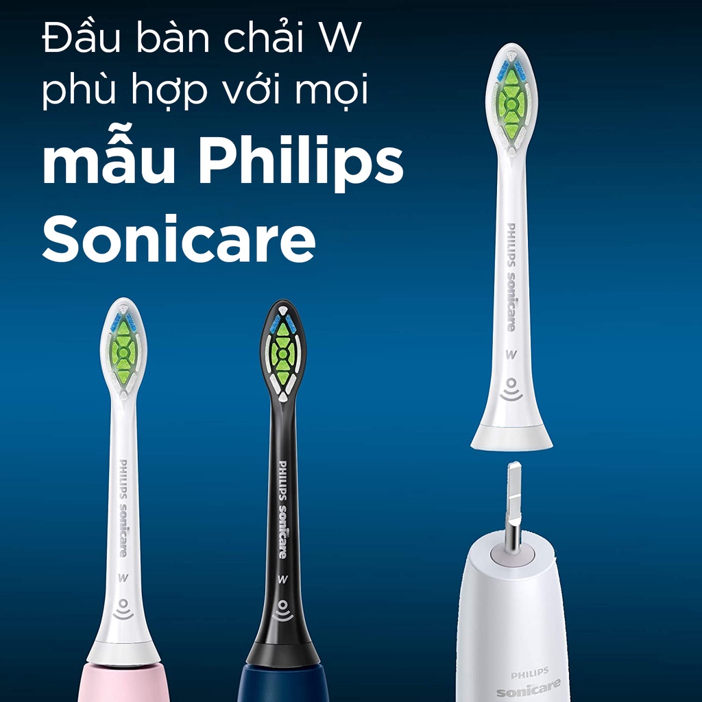 Đầu thay bàn chải điện làm trắng răng Philips Sonicare W, W3