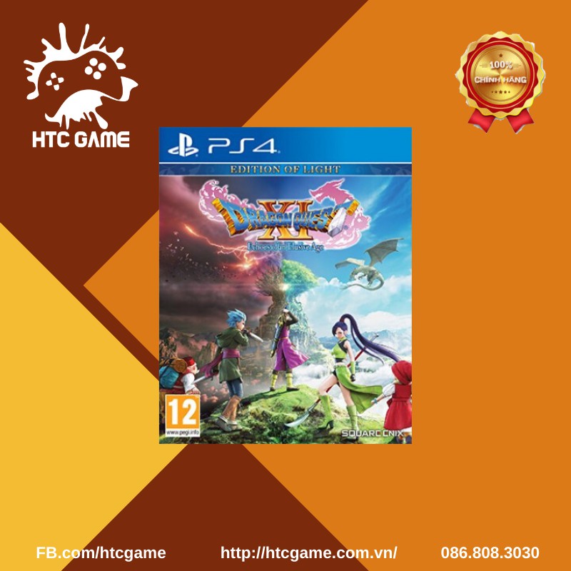 [Mã SKAMCLU9 giảm 10% đơn 100K] Đĩa game DRAGON QUEST XI: Echoes of an Elusive Age dành cho máy PS4