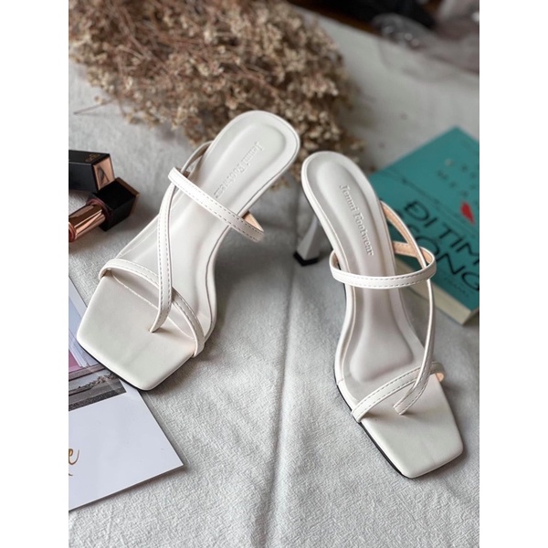 Dép Cao Gót 7p Gót Nhọn Dây Mảnh - Guốc Nữ 7 phân Xỏ Ngón Trẻ Trung Đi siêu nhẹ