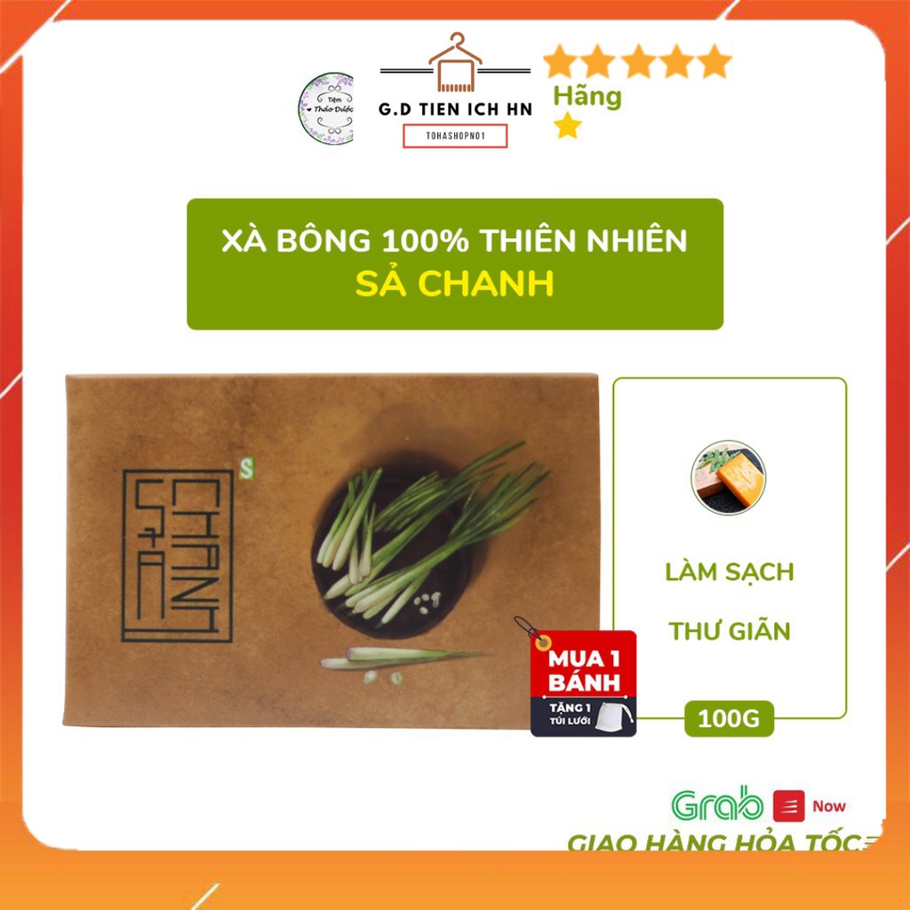 Xà bông sinh dược sả chanh