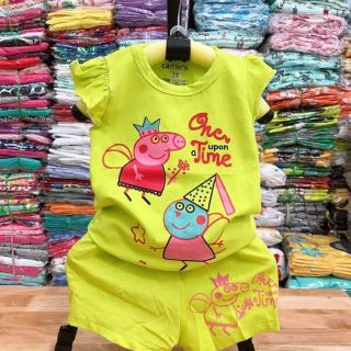 Combo set cotton 4c cho bé gái