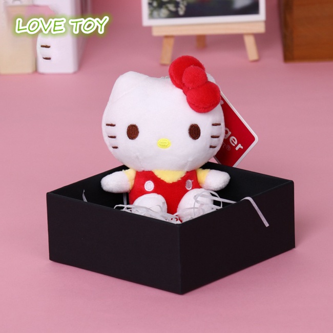 Búp Bê Nhồi Bông Hình Hello Kitty Trang Trí Ba Lô