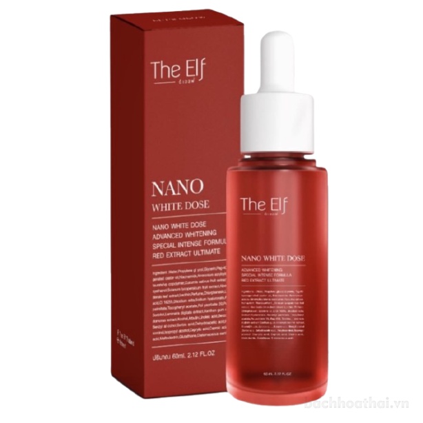 Truyền trắŉg toàn thân tınh chấţ serum The Elf Nano White Dose Thái Lan