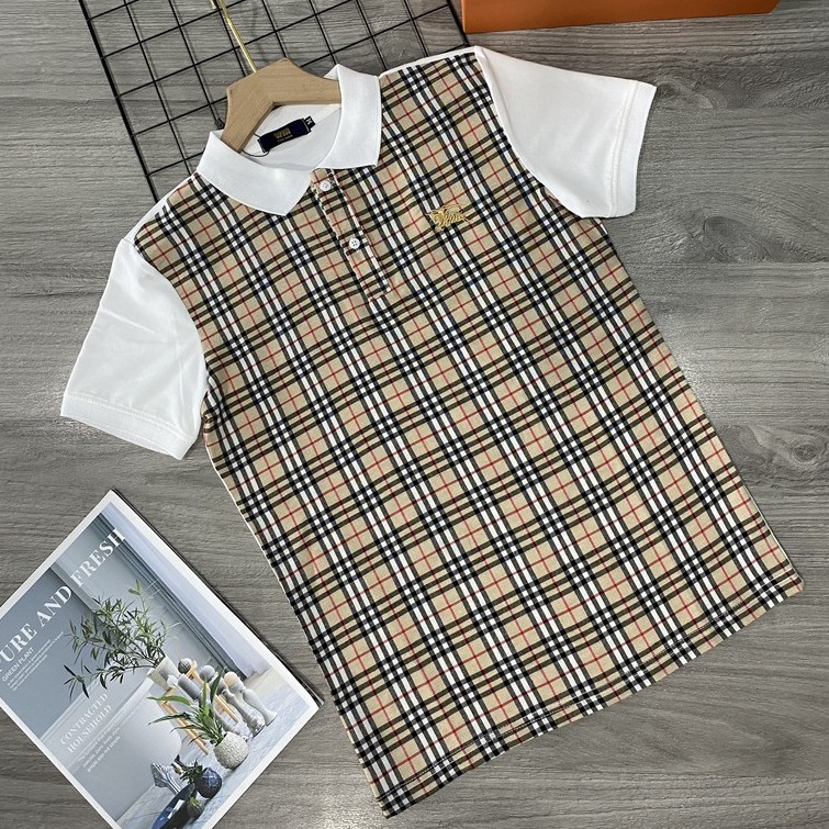 Áo phông Nam Nữ 🔅FULL SIZE🔅 Áo polo B B R sọc kẻ tay trơn | BigBuy360 - bigbuy360.vn