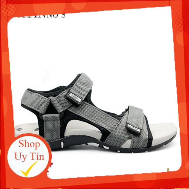 Giày Sandal Nam Quai Ngang Thời Trang DATINNOS (BẢO HÀNH CHÍNH HÃNG 12 THÁNG) SDDN105 - đen xám xanh