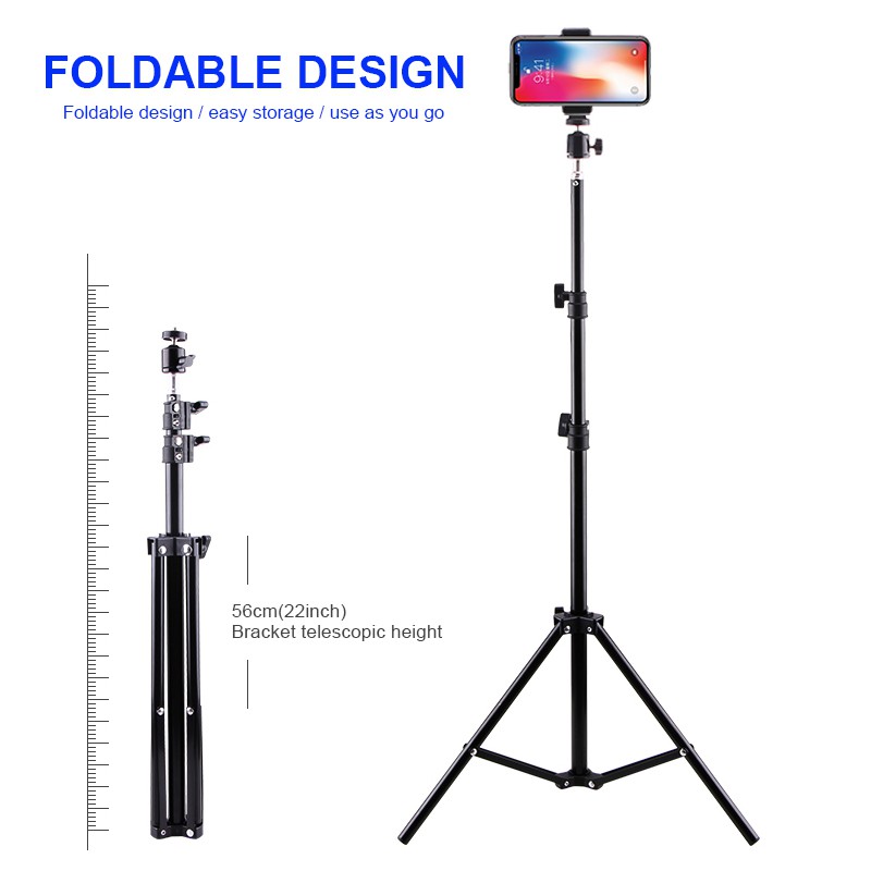 Chân Đế Giữ Điện Thoại 50cm / 160cm Hỗ Trợ Chụp Ảnh Selfie