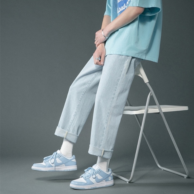 " RẺ VÔ ĐỊCH " Quần Jeans, Quần baggy jean trắng nam ống suông, rộng, hottrend 2022-XX Mens Fashion!