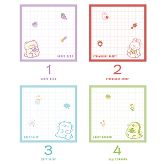 Flowertree 100 Pcs Cute Pet Notes Memo Pad School Office Stationery Notepad