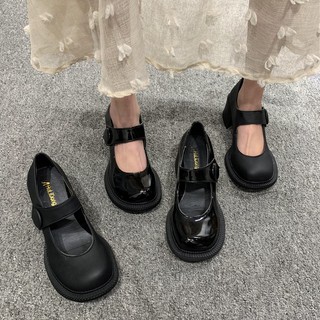[SẴN MỘT SỐ SIZE] Giày lolita mũi tròn đế cao 5cm mã 1920 (ảnh thật ở cuối)