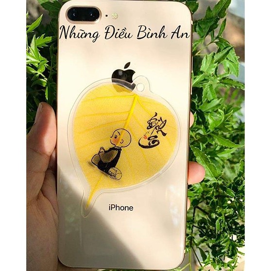 Lá Bồ Đề đã được th.ỉ.nh mang lại bình an, may mắn có dây treo và bao bì đựng 💕FREESHIP 50k💕 - Những Điều Bình An