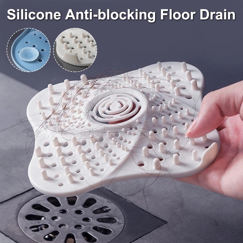 Nắp Silicone Đậy Cống Thoát Nước Nhà Bếp/Phòng Tắm Khử Mùi Tiện Dụng