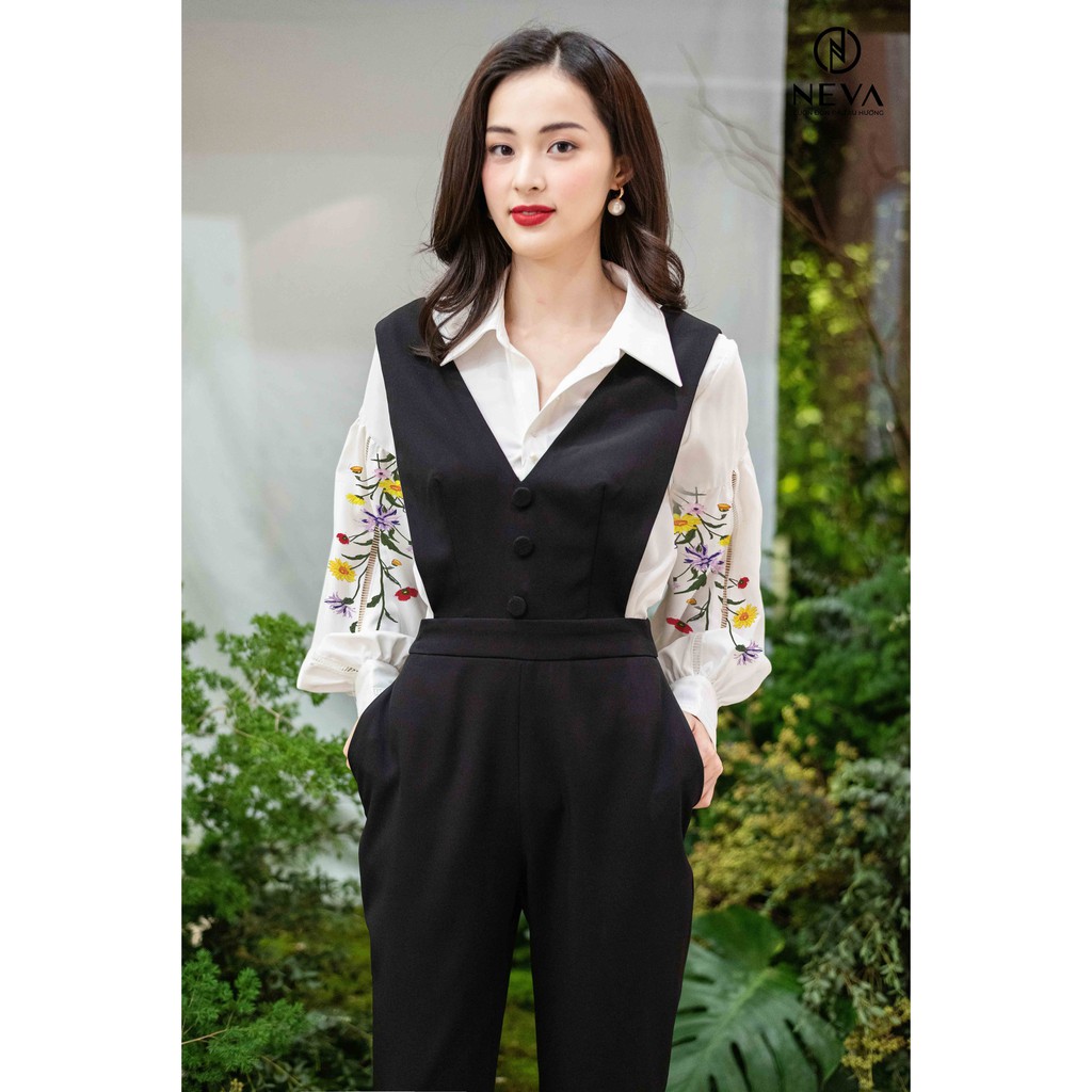 Jumpsuit yếm quần dài NEVA – 20F3W180179T011